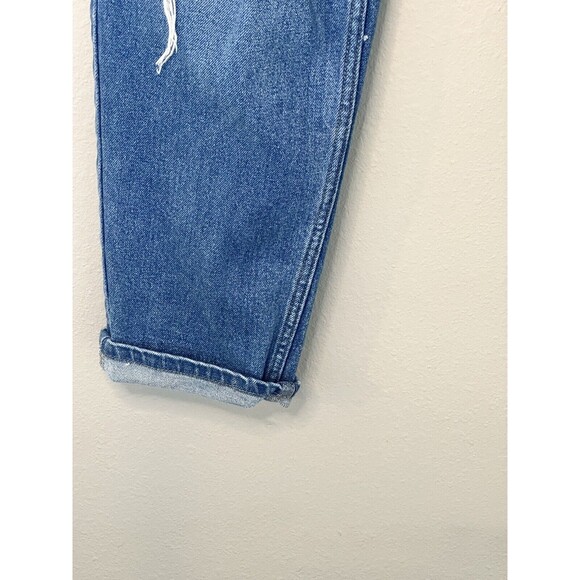 Cello High Rise Slim Boyfriend Jeans Womens Junior Sz 7 Blue Distressed Denim - Picture 3 of 7